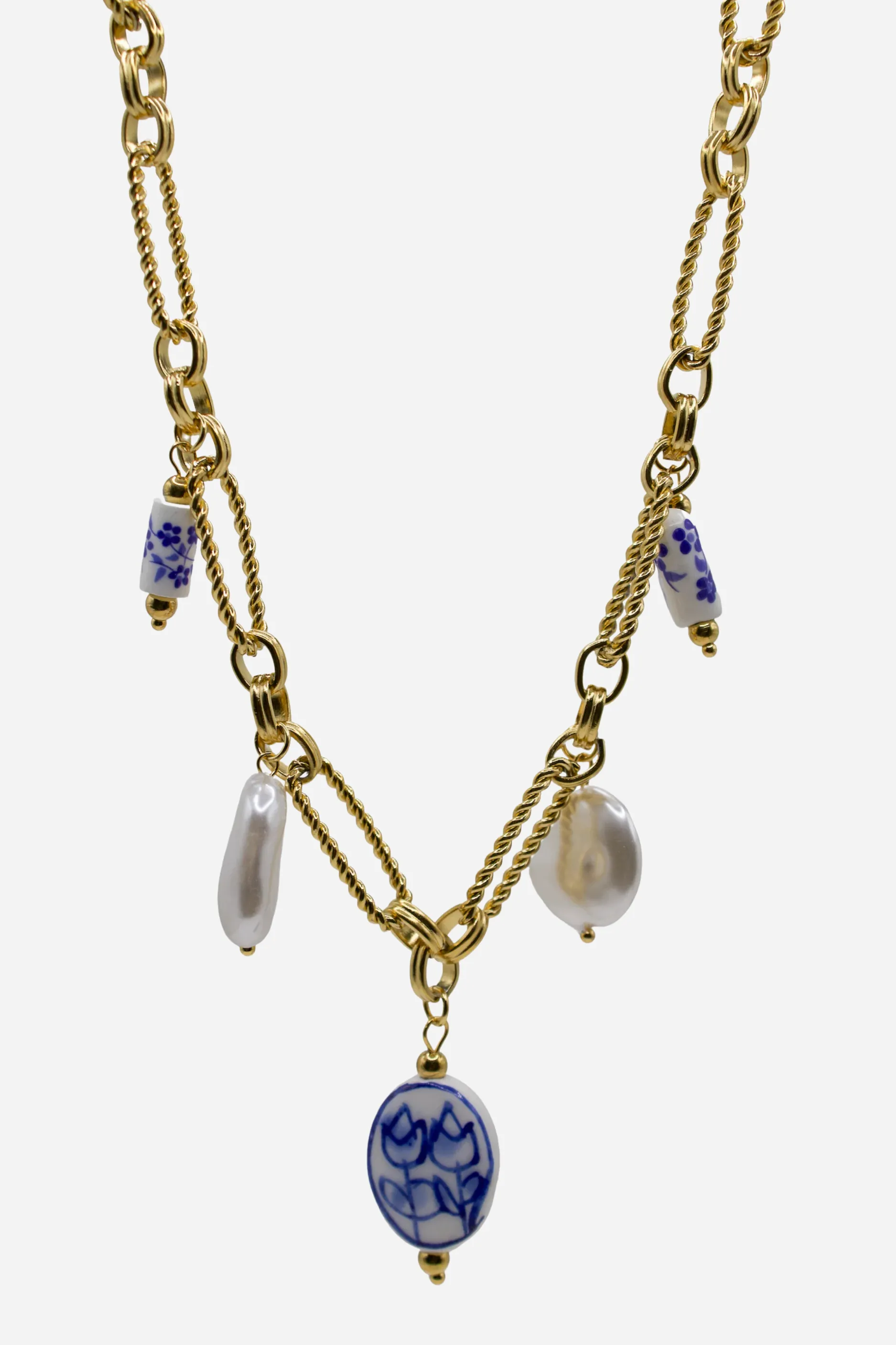 18K Khloe Charm Necklace sold by Maude