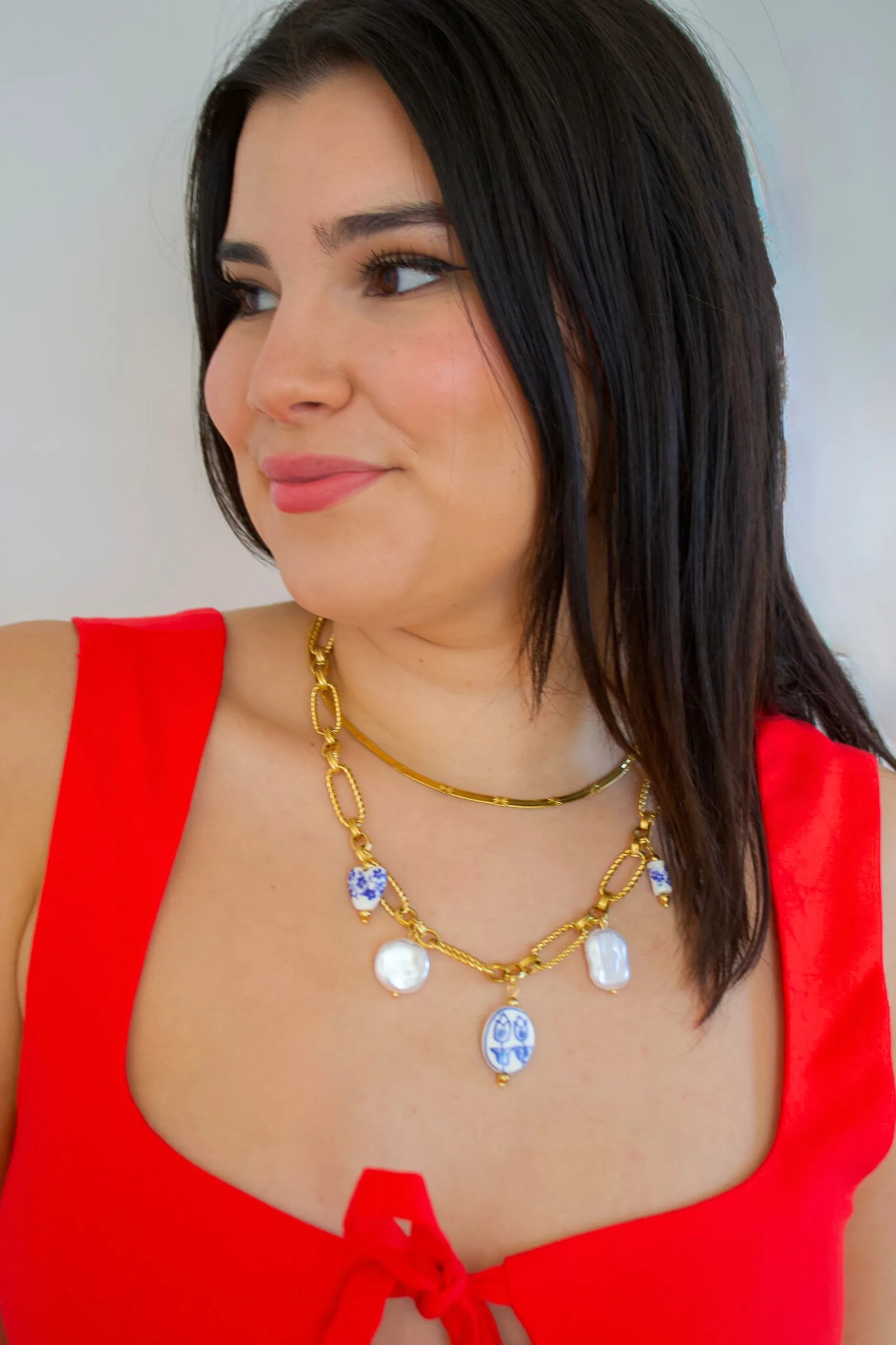 18K Khloe Charm Necklace sold by Maude product image thumbnail 2