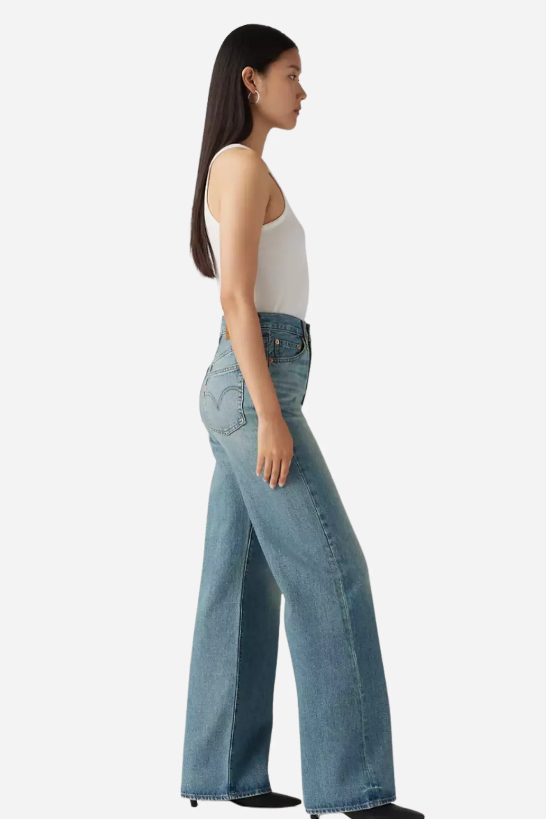 Levi's Ribcage Wide Leg Jeans - Tint Story sold by Maude product image thumbnail 4
