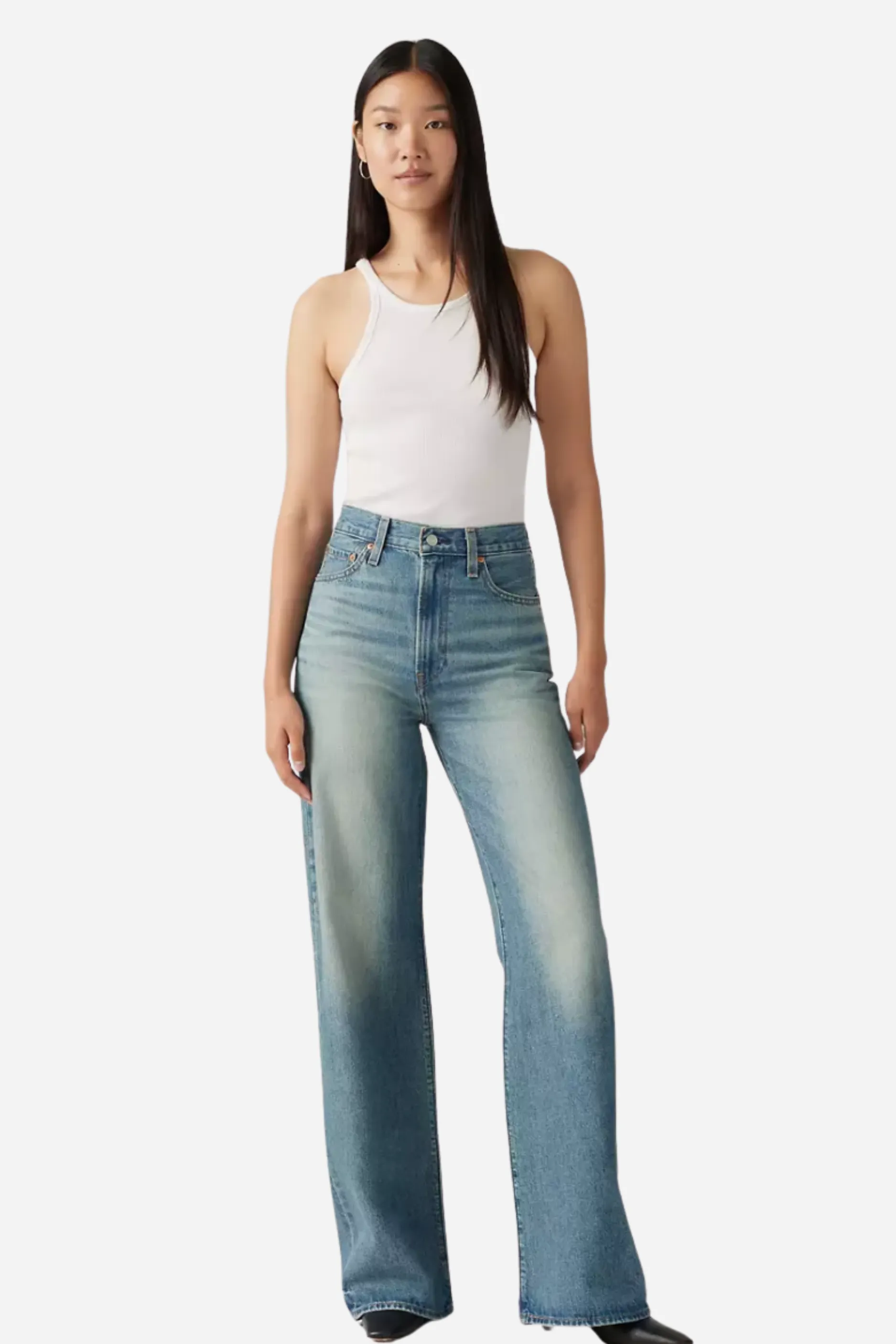 Levi's Ribcage Wide Leg Jeans - Tint Story sold by Maude product image thumbnail 3
