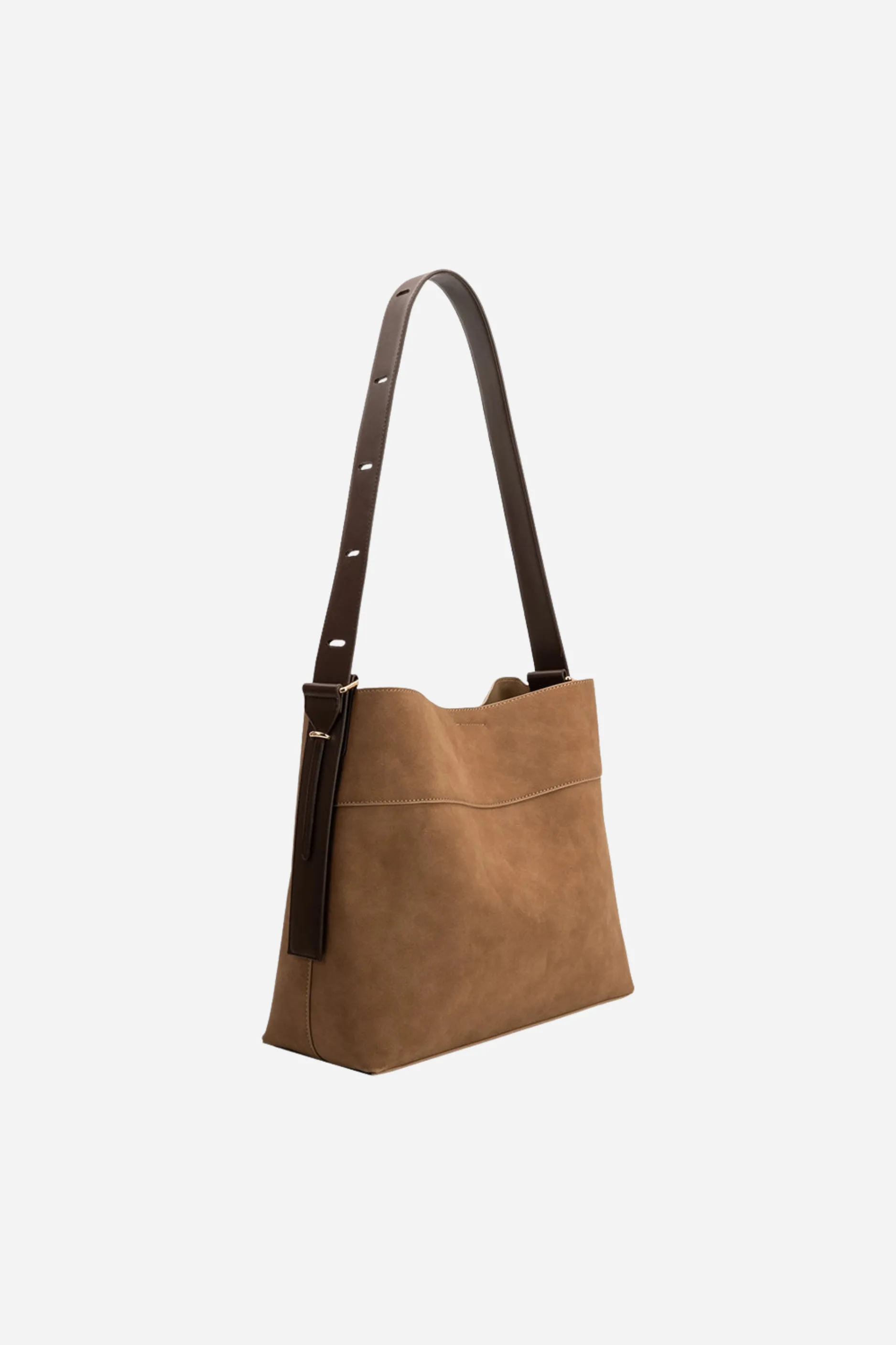 Melie Bianco - Stormie Tote Bag - Mocha Suede sold by Maude product image thumbnail 2