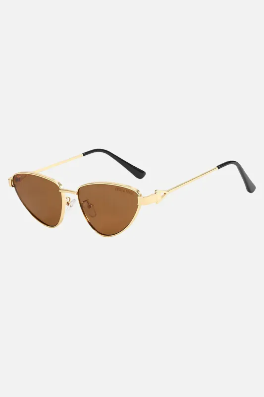 Jasmine Polarized Sunglasses - Brown made by Maude
