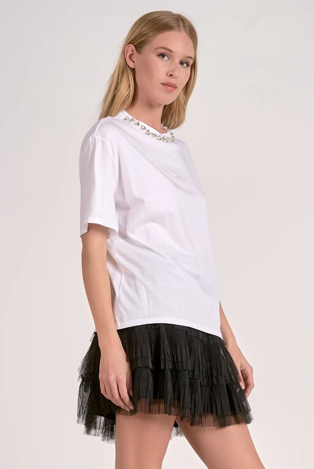 Embellished Tee - White sold by Maude product image thumbnail 2