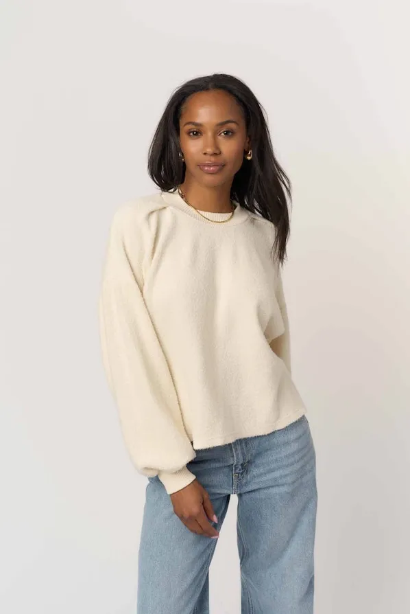 Time After Time Mock Neck Sweatshirt sold by Maude