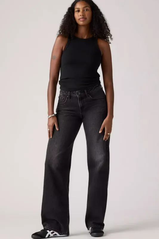 Levi's Low Loose Jeans - Tech Storm sold by Maude