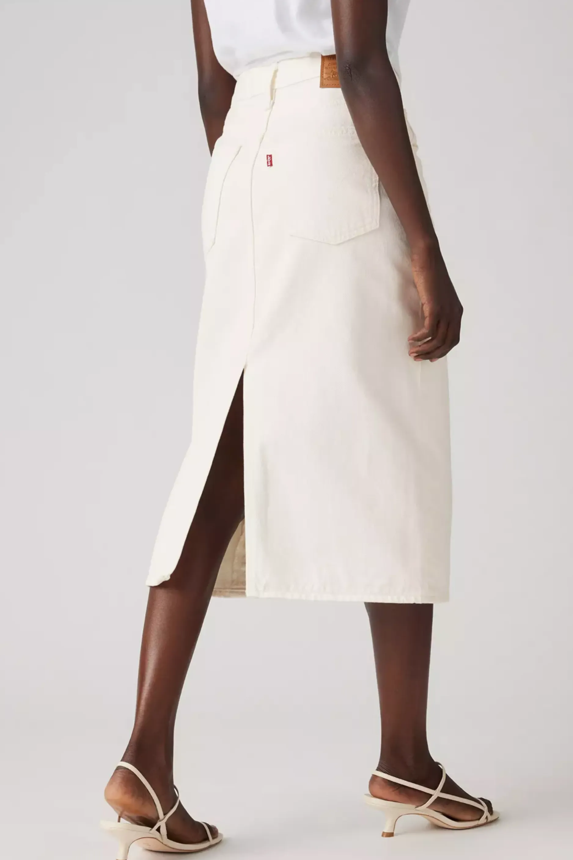 Levi's Back Slit Midi Skirt - Snowing in LA sold by Maude product image thumbnail 3