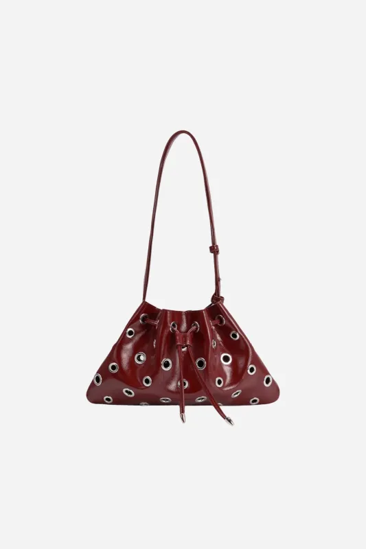 Melie Bianco - Paloma Shoulder Bag - Burgundy sold by Maude