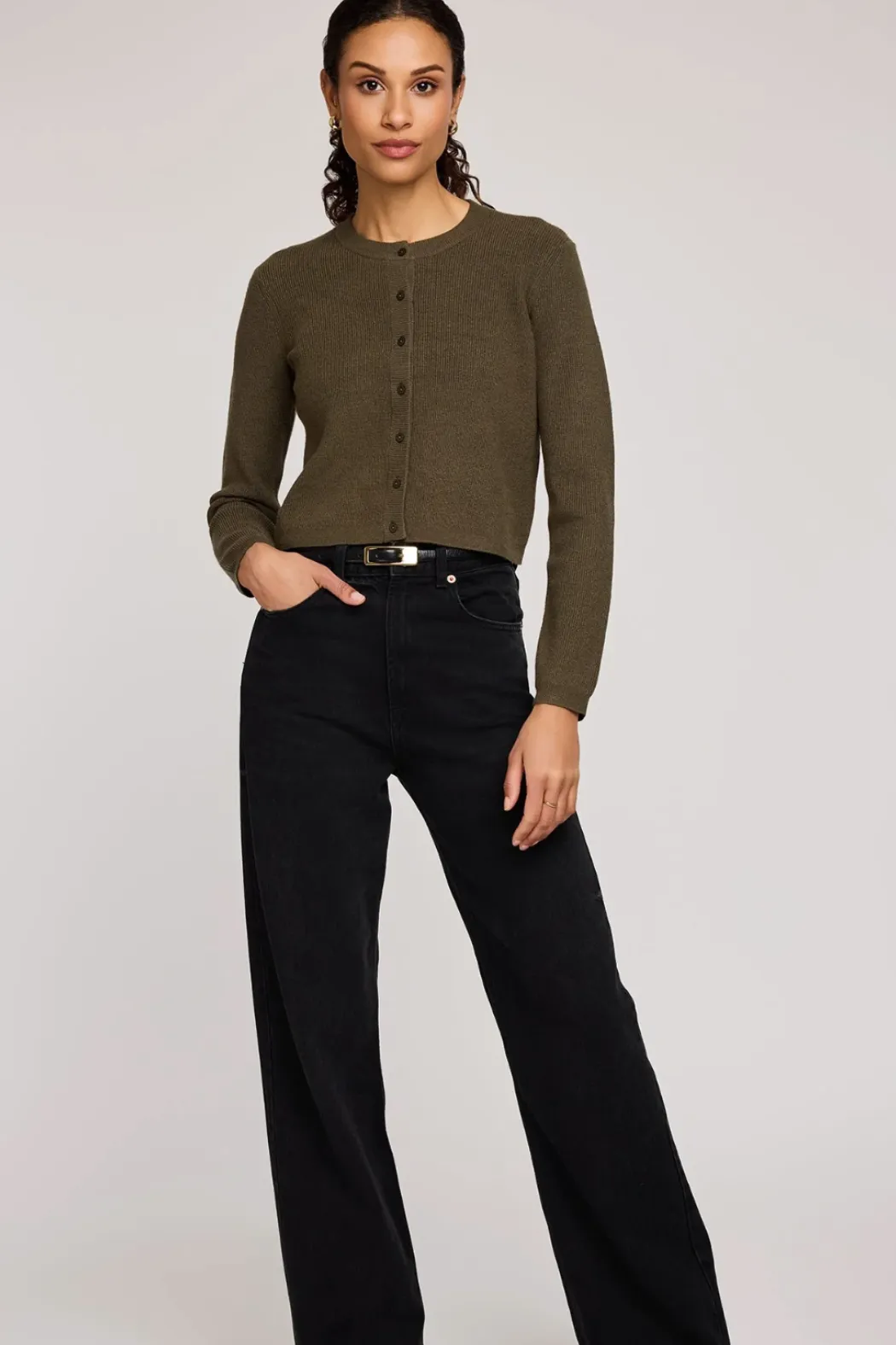 Mirabelle Cardigan - Olive sold by Maude product image thumbnail 2