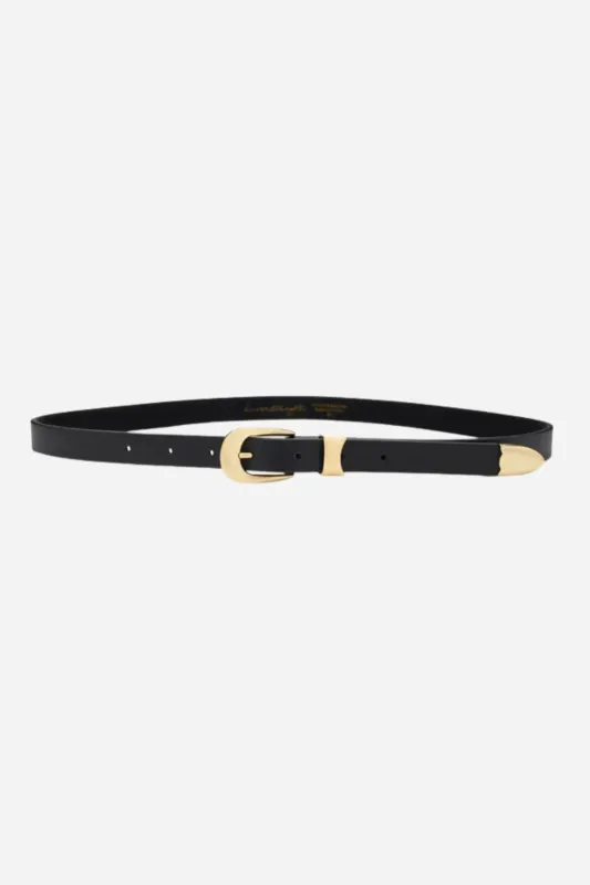 Asher Belt - Black sold by Maude