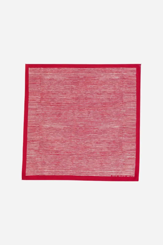 Red Striped Bandana sold by Maude