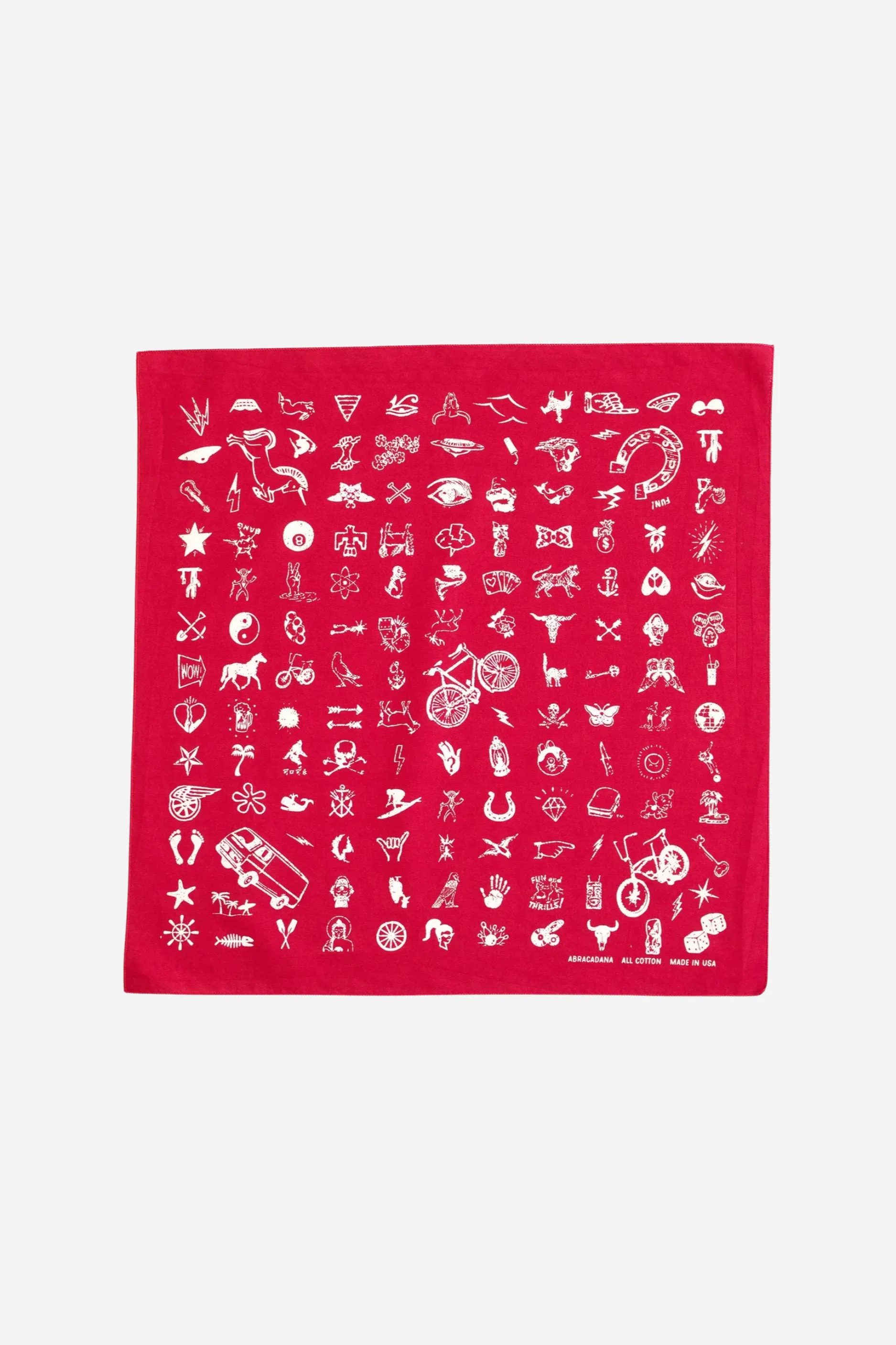 Big Fun Red Bandana sold by Maude