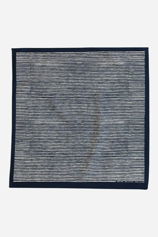 Black & White Striped Bandana sold by Maude