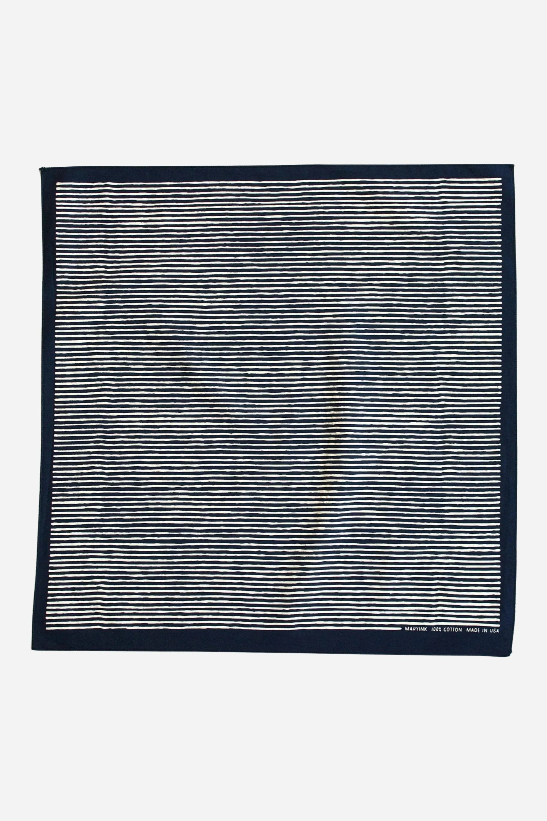 Black & White Striped Bandana sold by Maude