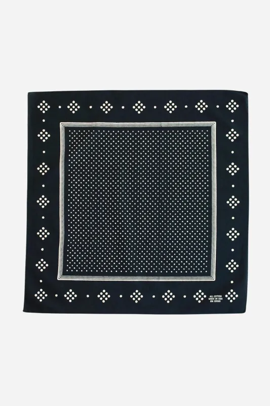 Black Polka Dot Bandana sold by Maude