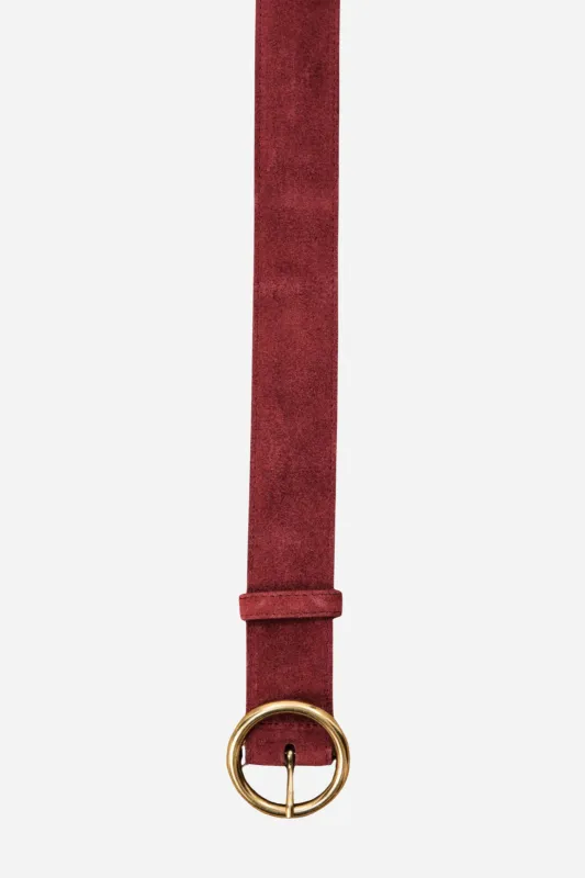 FRNCH Ocicat Belt - Bordeaux sold by Maude
