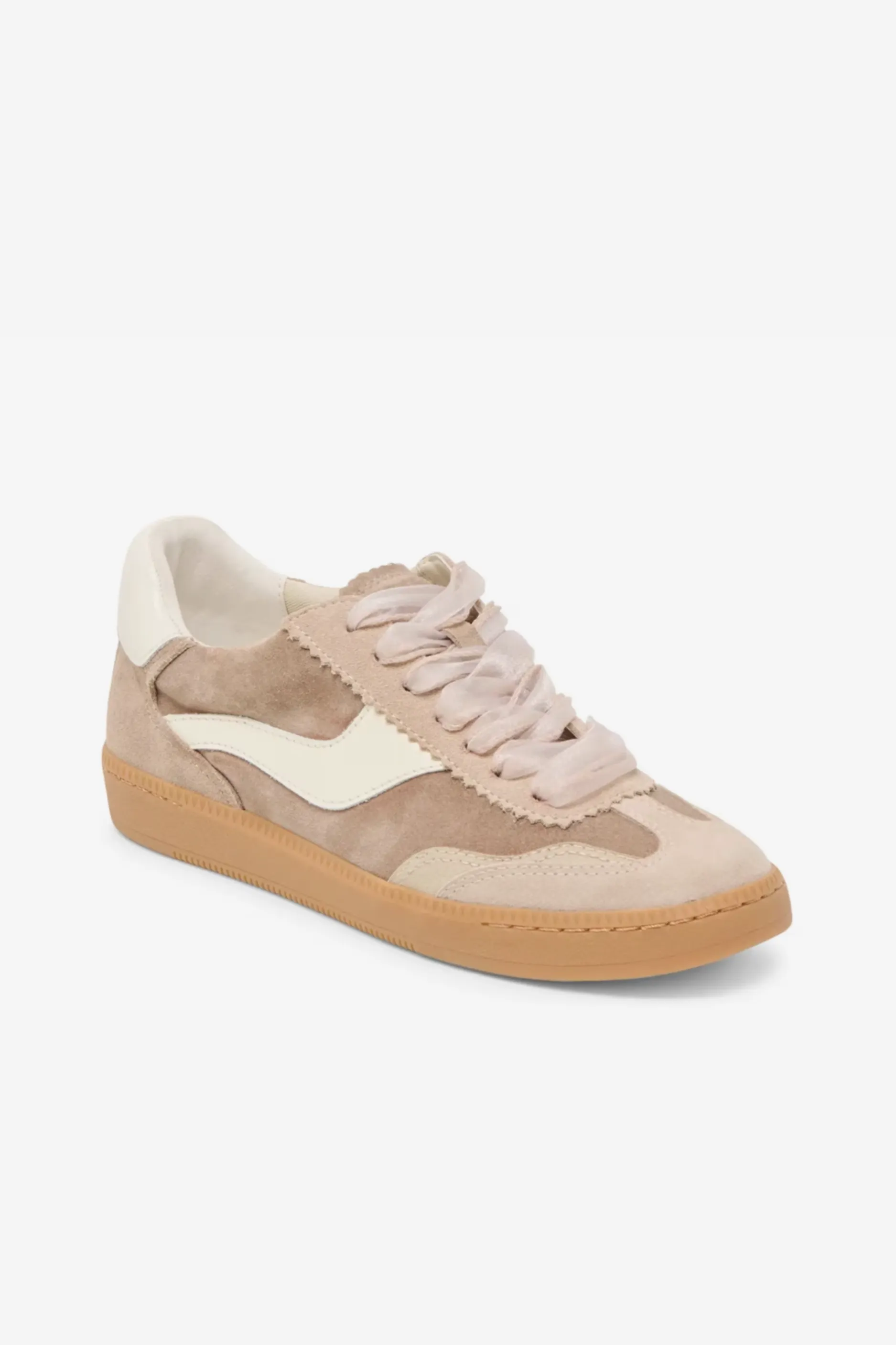 Dolce Vita Notice Sneakers - Dark Taupe Suede sold by Maude