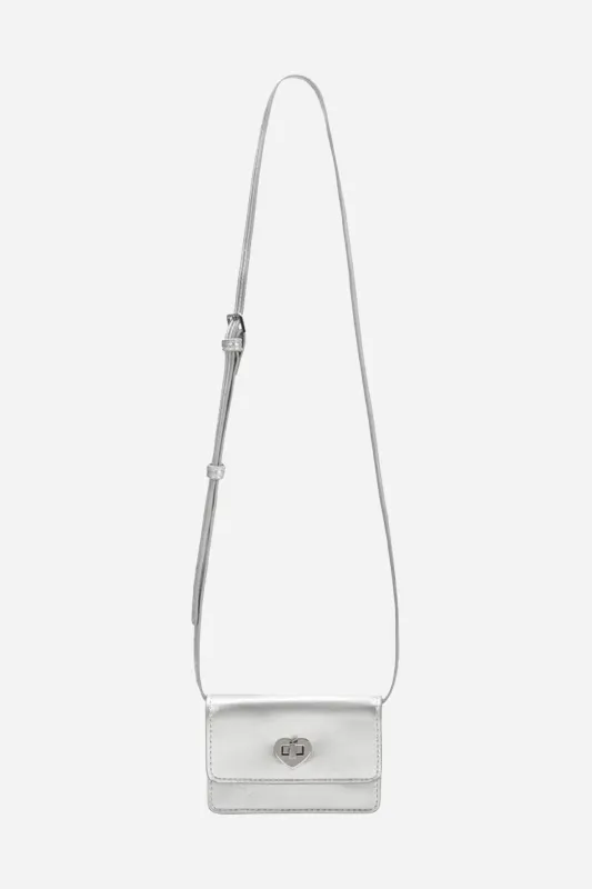 Melie Bianco - Hart Card Holder - Silver sold by Maude