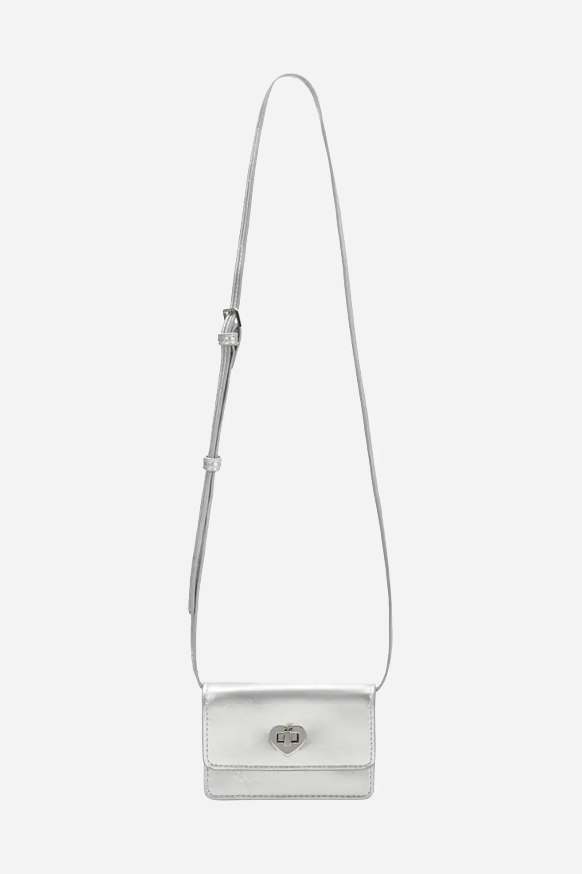 Melie Bianco - Hart Card Holder - Silver sold by Maude