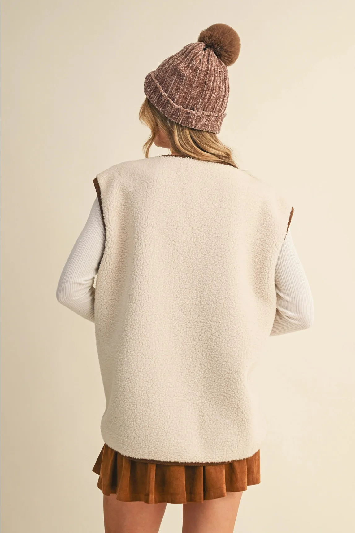 Teddy Vest - Cream sold by Maude product image thumbnail 5