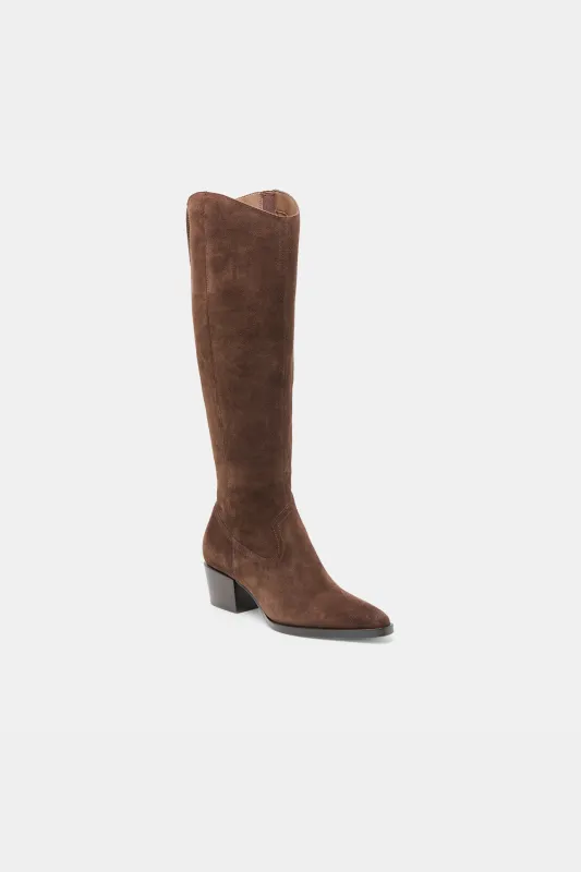 Dolce Vita Virona H2O Boots - Dark Brown Suede sold by Maude
