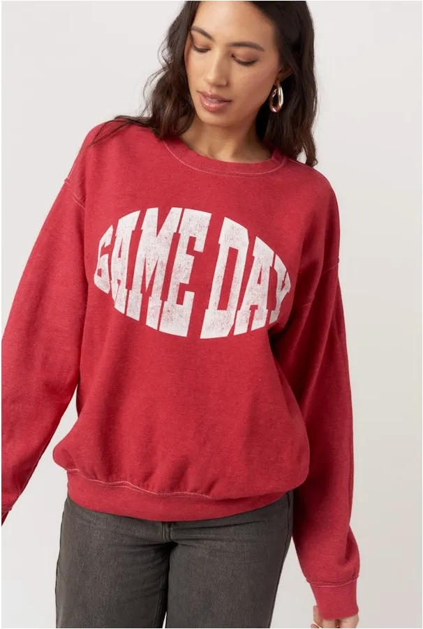 Game Day Football Sweatshirt sold by Maude product image thumbnail 2