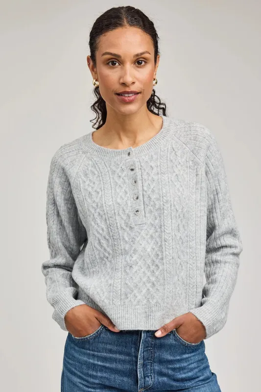 Aspen Cardigan - Heather Ash sold by Maude