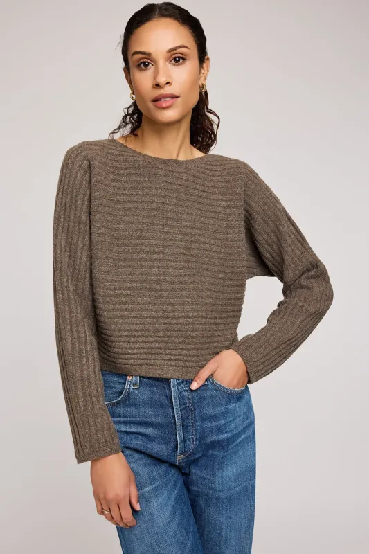 Niko Pullover Sweater - Heather Umber sold by Maude