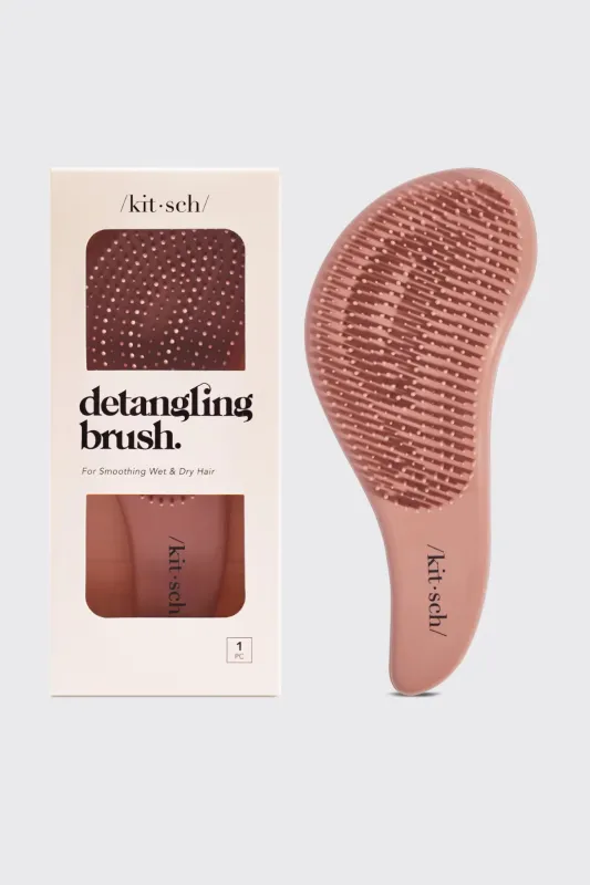 KITSCH Detangling Brush - Pink sold by Maude