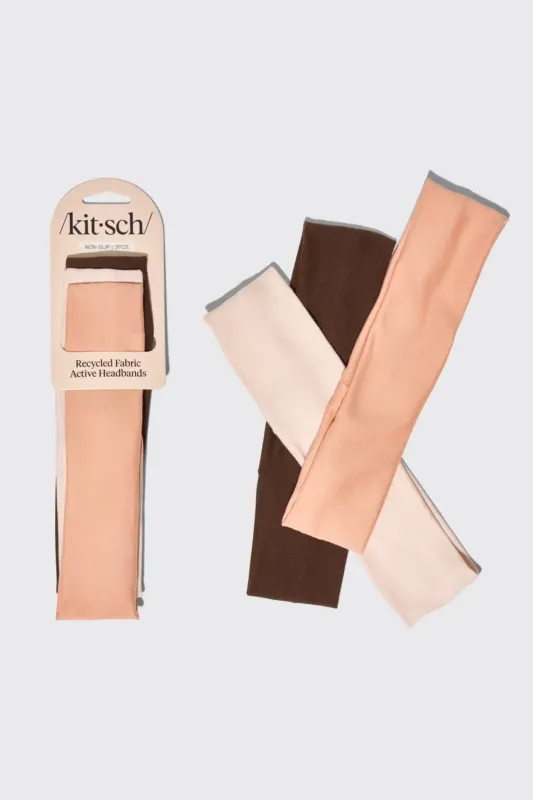 KITSCH Active Headbands Set - Pink sold by Maude