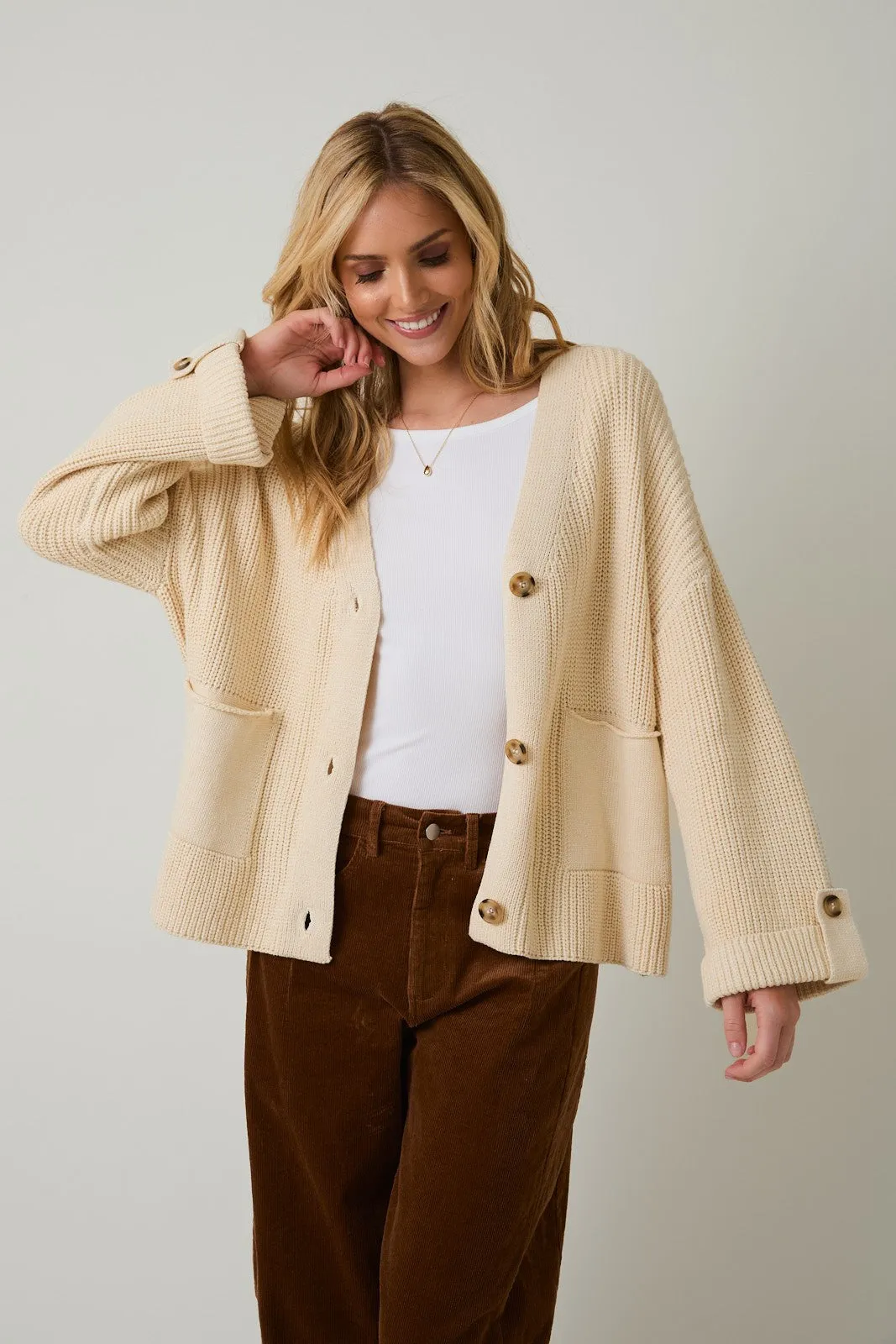 Oversized Button Up Cardigan sold by Maude product image thumbnail 2