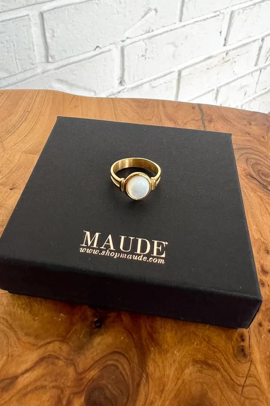 18K Caroline Opal Statement Ring sold by Maude