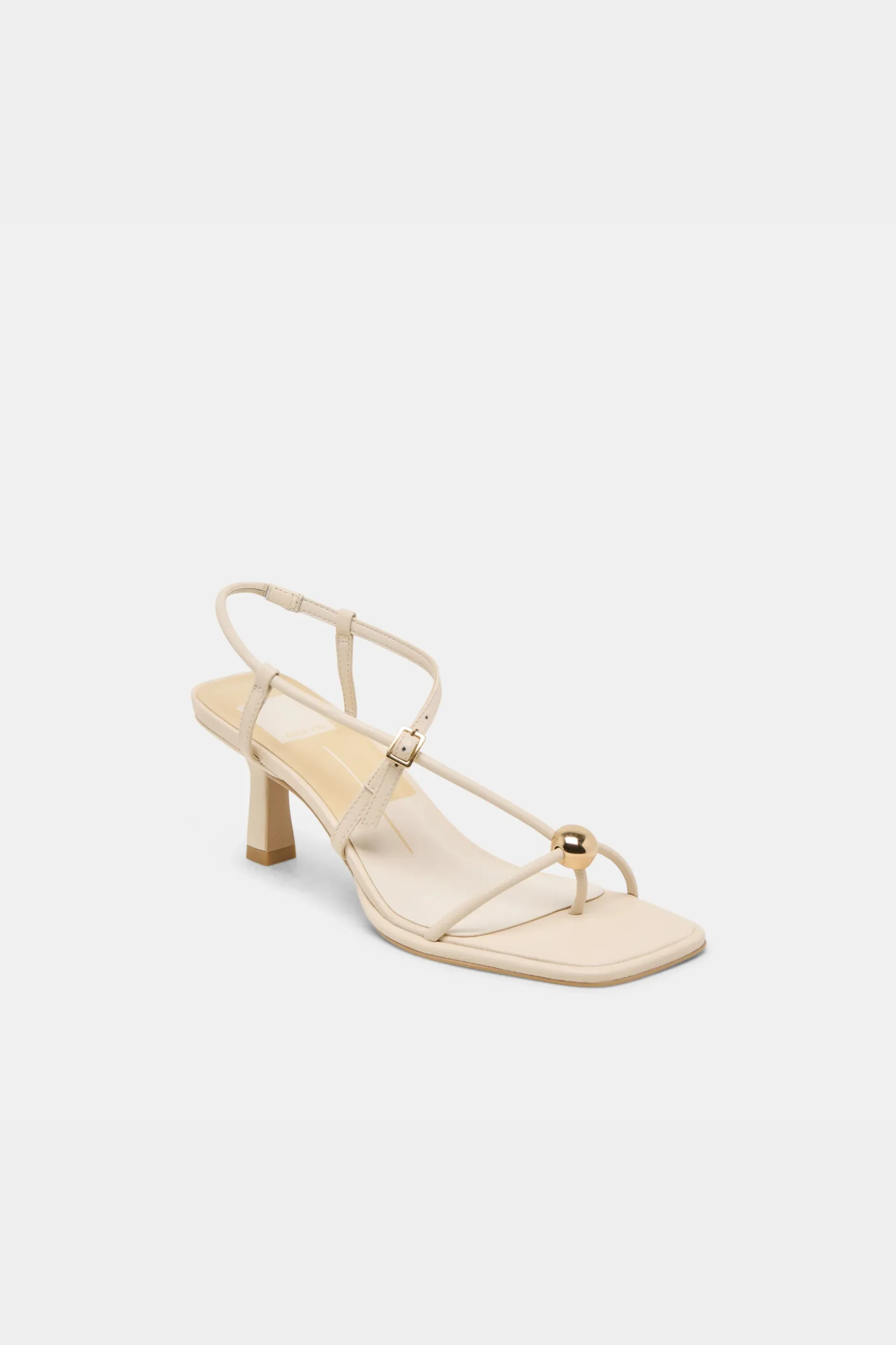 Dolce Vita Mylee Heels - Cream Leather sold by Maude