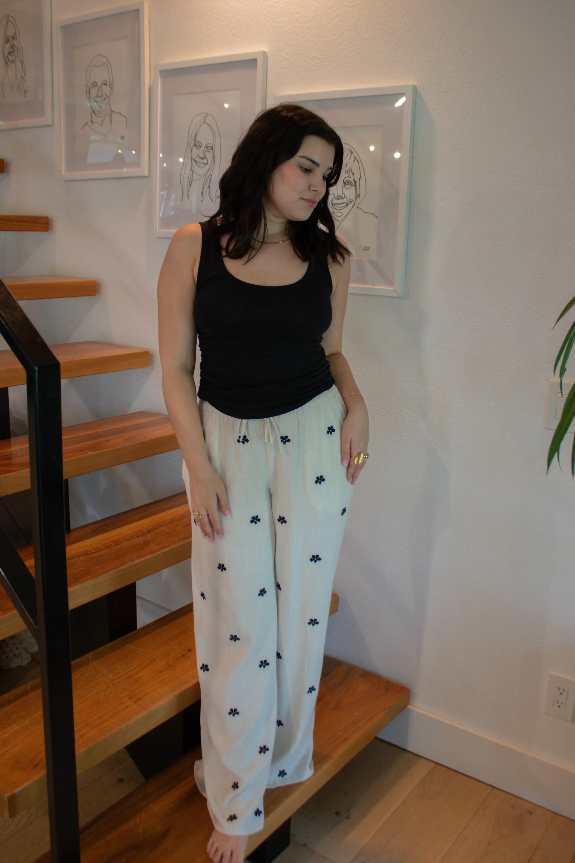 Cami Scoop Neck Tank Top - Black sold by Maude product image thumbnail 3