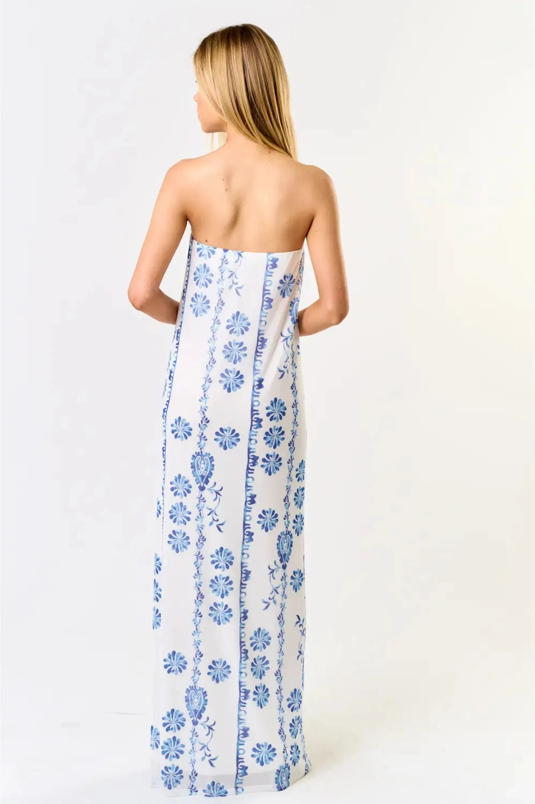 Coastal Vibes Maxi Dress - Blue sold by Maude product image thumbnail 4