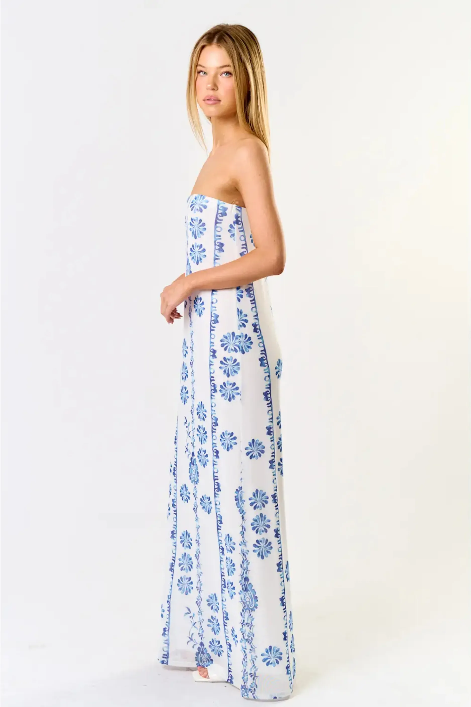 Coastal Vibes Maxi Dress - Blue sold by Maude product image thumbnail 2