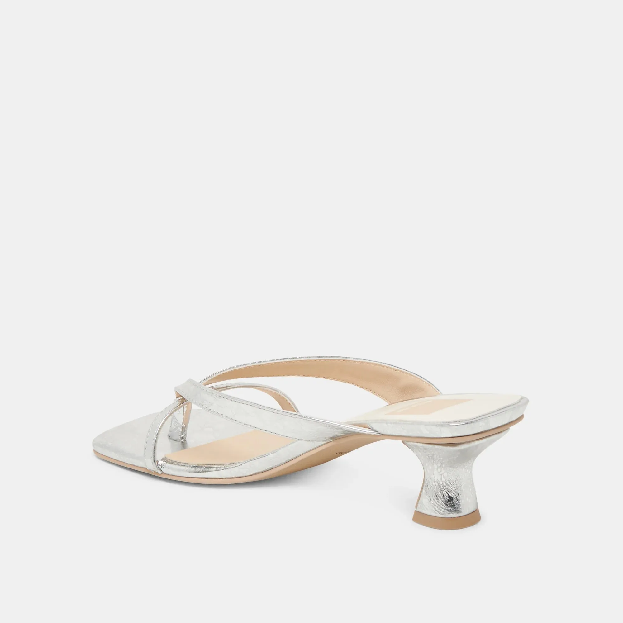 Dolce Vita Brevel Heels - Silver Leather sold by Maude product image thumbnail 3