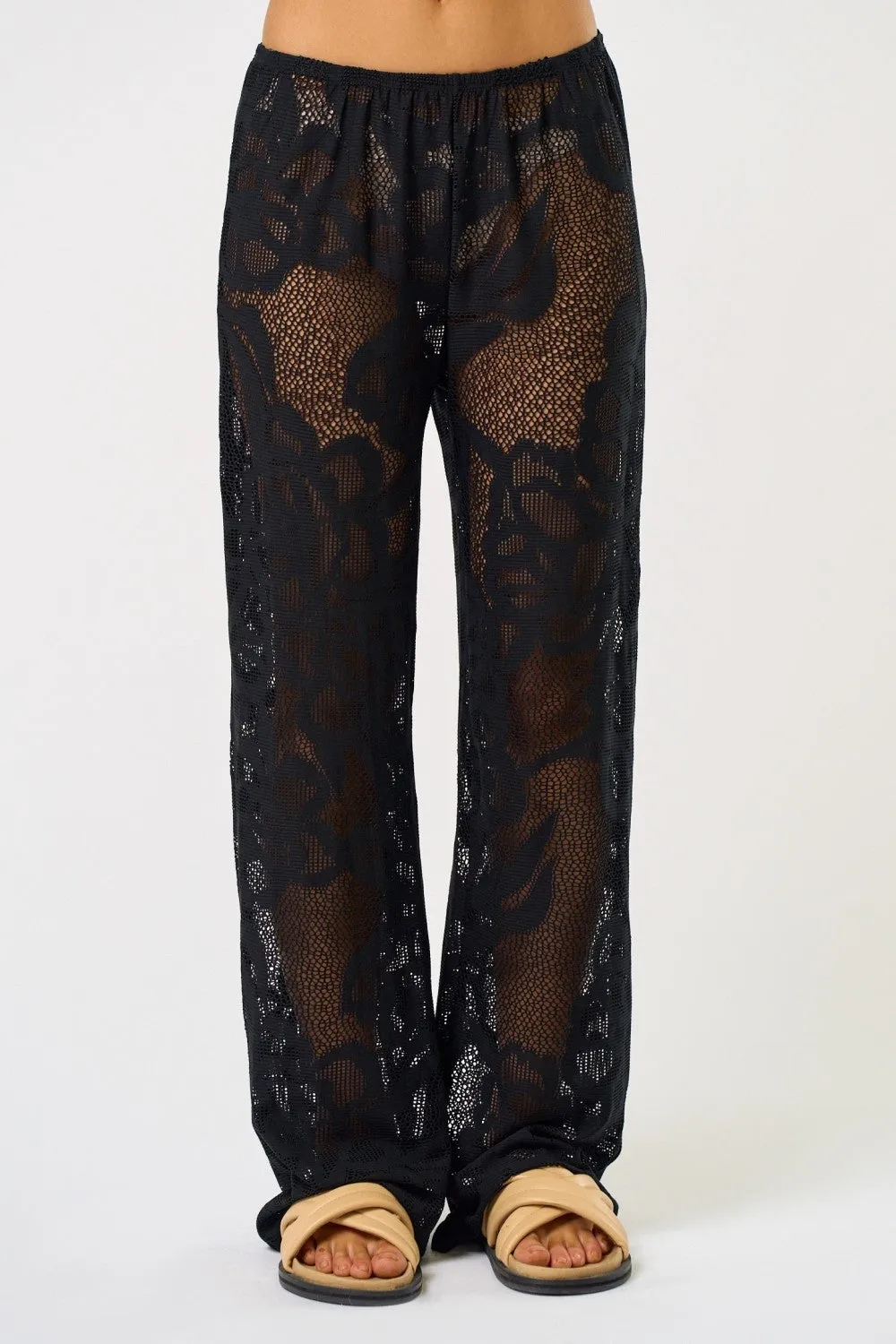 Lace Cover Up Pants - Black sold by Maude product image thumbnail 2