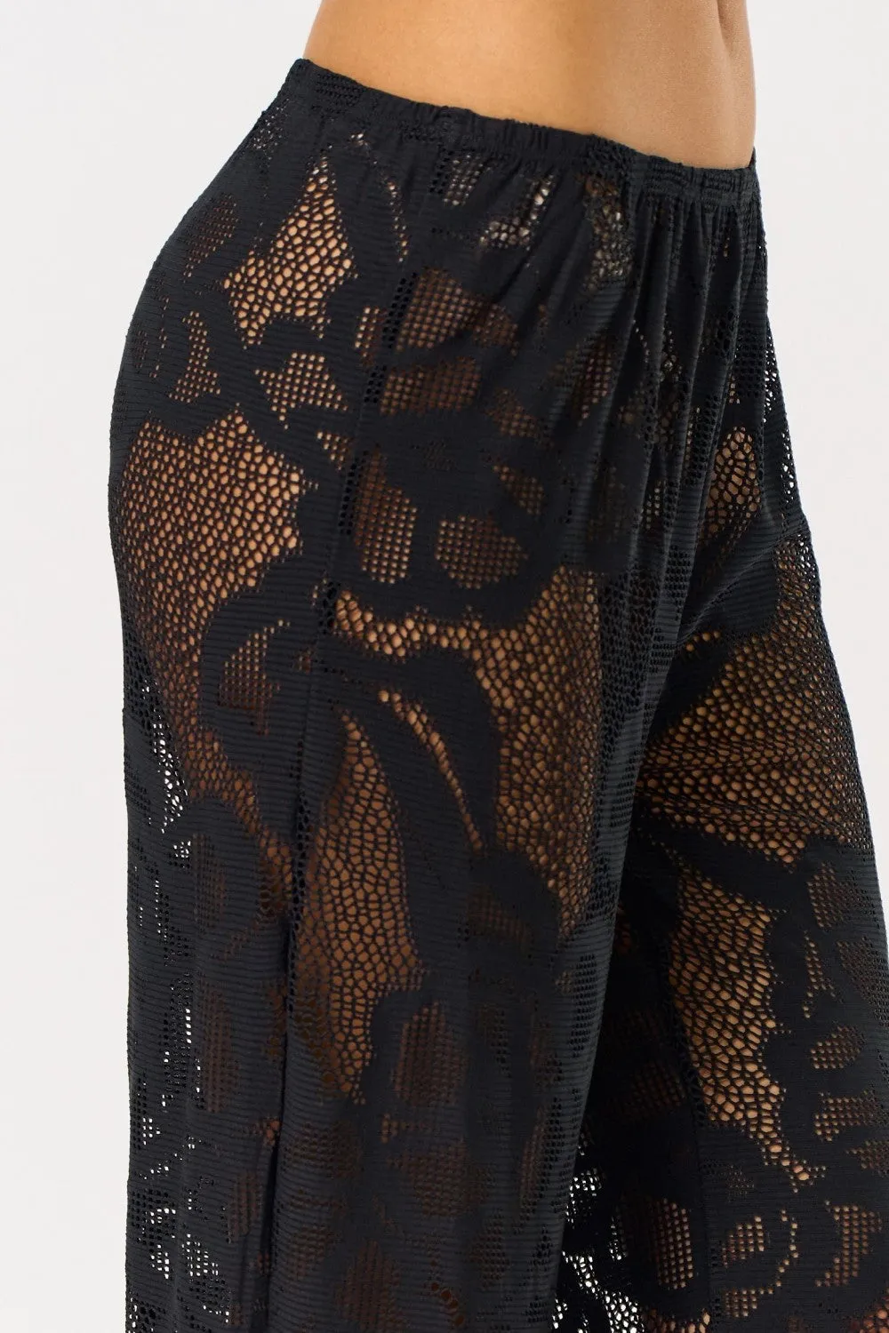 Lace Cover Up Pants - Black sold by Maude product image thumbnail 4