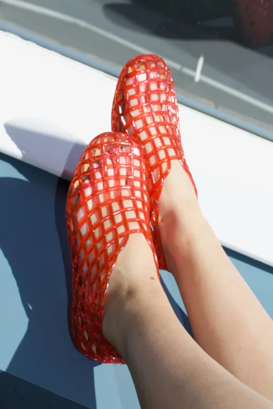Jelly Flats - Red sold by Maude