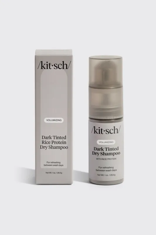 KITSCH Volumizing Rice Protein Dry Shampoo - Dark Tinted sold by Maude
