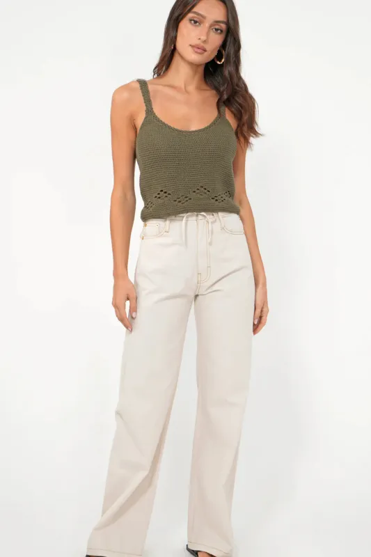 Oliver Wide Leg Drawstring Pants sold by Maude
