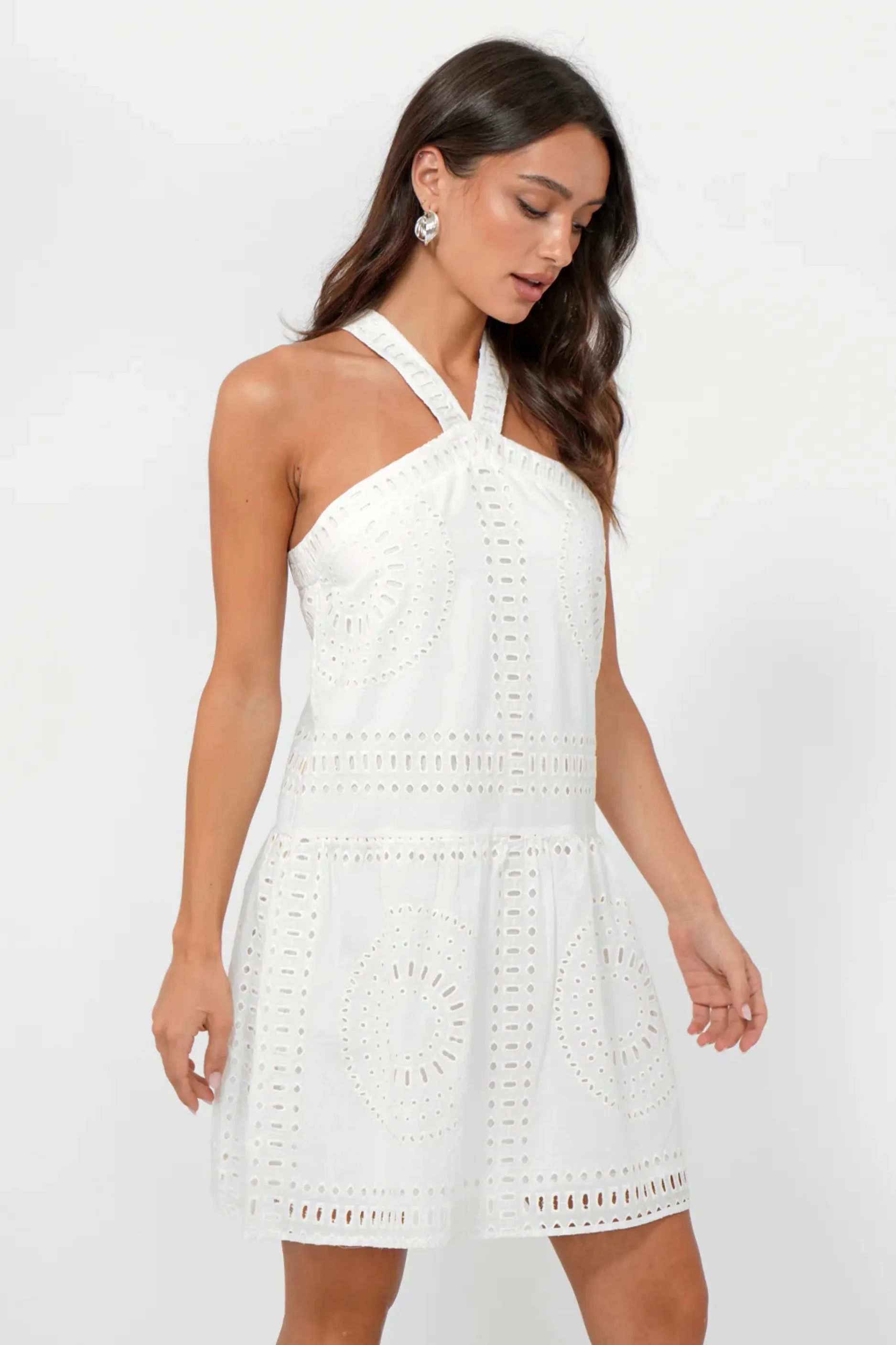 Louvie Halter Mini Dress sold by Maude product image thumbnail 2