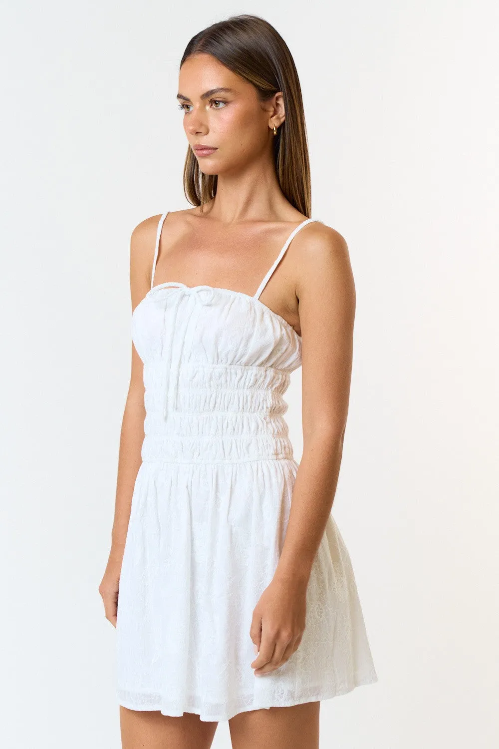 Floral Smocked Tube Mini Dress sold by Maude product image thumbnail 2