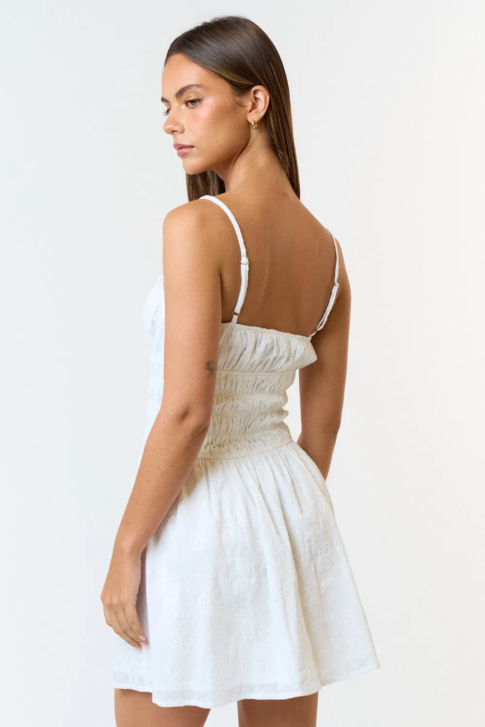 Floral Smocked Tube Mini Dress sold by Maude product image thumbnail 3