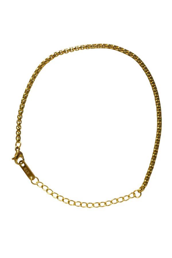 18k Everyday Box Chain Bracelet sold by Maude product image thumbnail 2