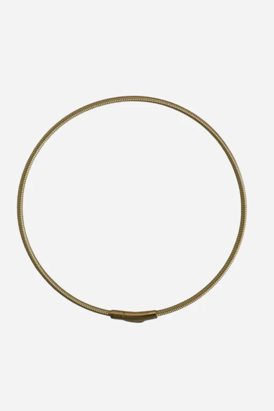 18K Annie Snake Necklace sold by Maude