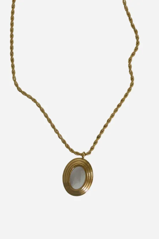 18K Blair Opal Statement Necklace sold by Maude