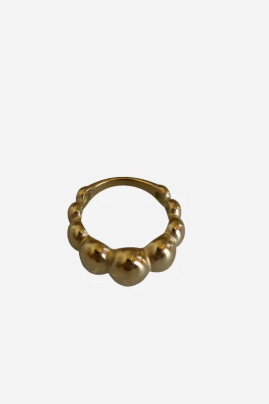 18K Bubble Ring sold by Maude