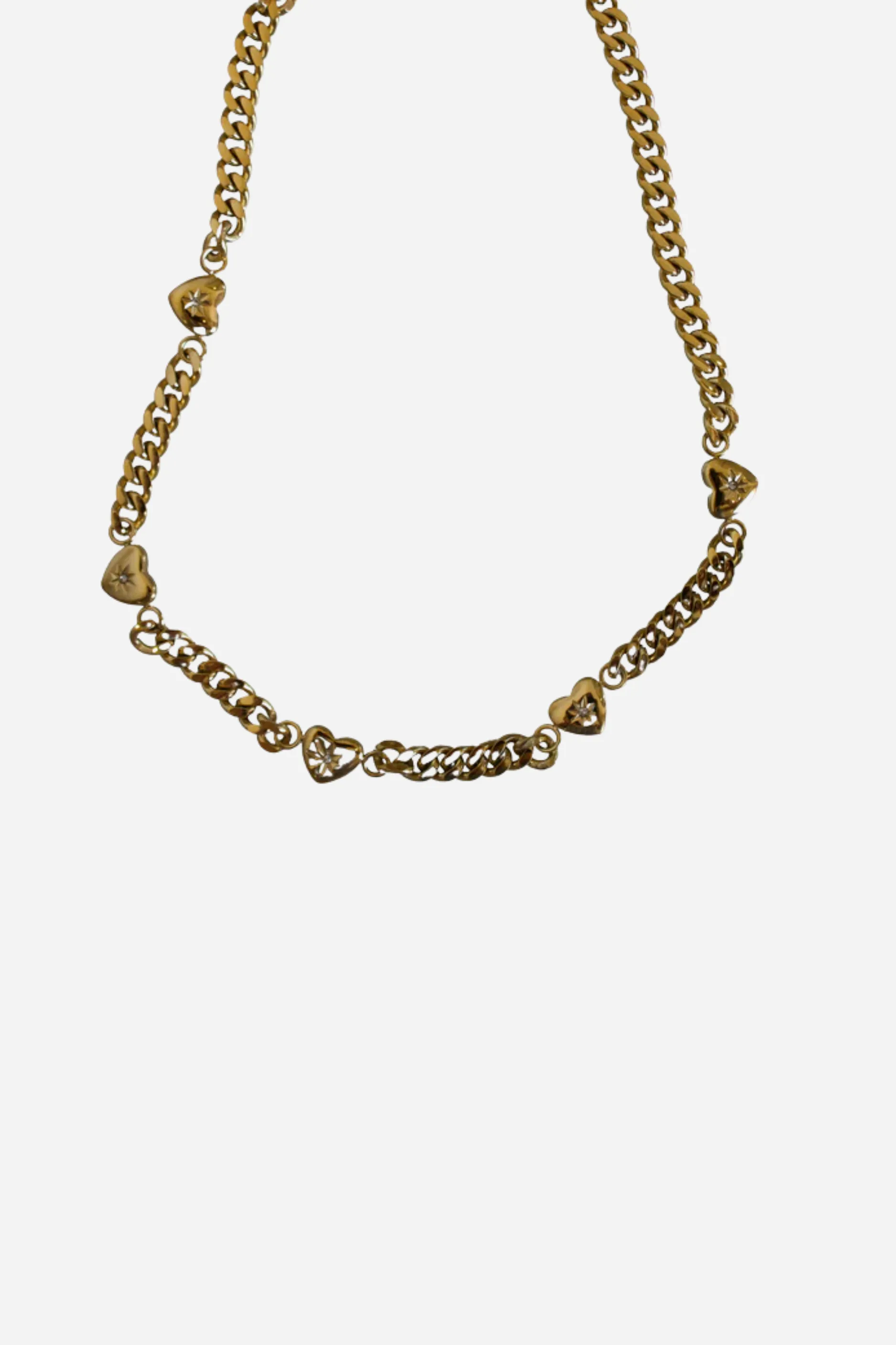 18K Andrea Heart Necklace sold by Maude