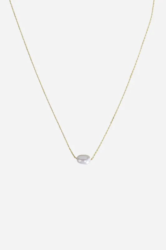 18K Molly Pearl Necklace sold by Maude